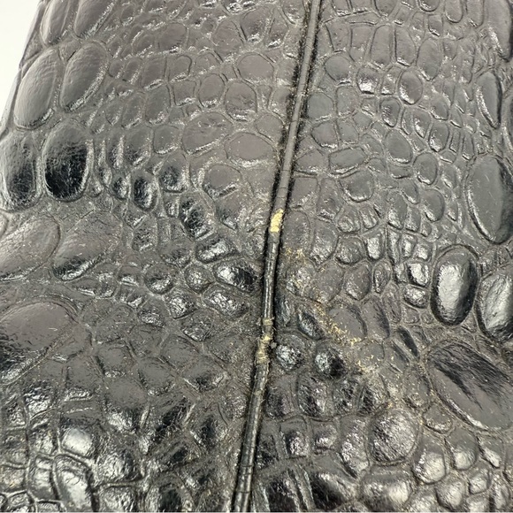 Veari Buitre size 9.5 Men’s Black Alligator Genuine Leather Cowboy Western Boots - Picture 11 of 15